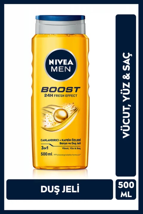 NIVEA MEN ژل دوش Boost 500ml