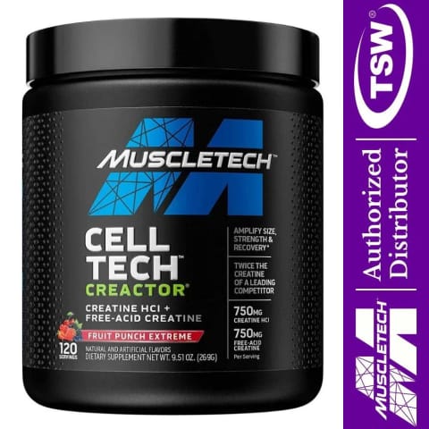 MuscleTech Cell-Tech Creactor کراتین ۱۲۰ سروینگ
