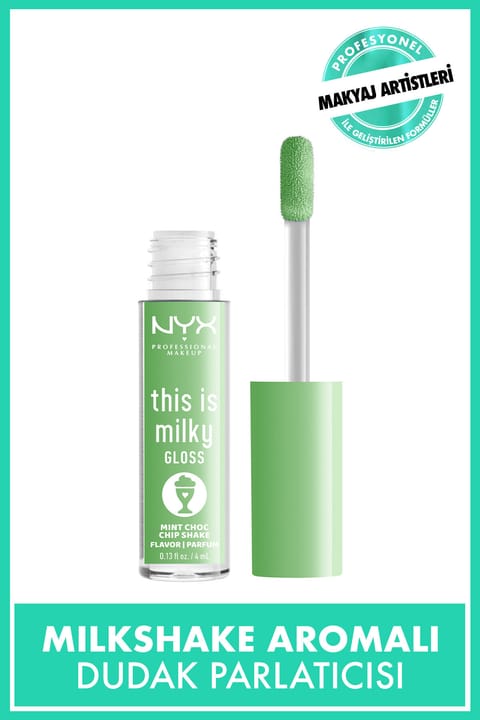 براقکننده لب NYX Professional Makeup This Is Milky Gloss - Mint Choc Chi...