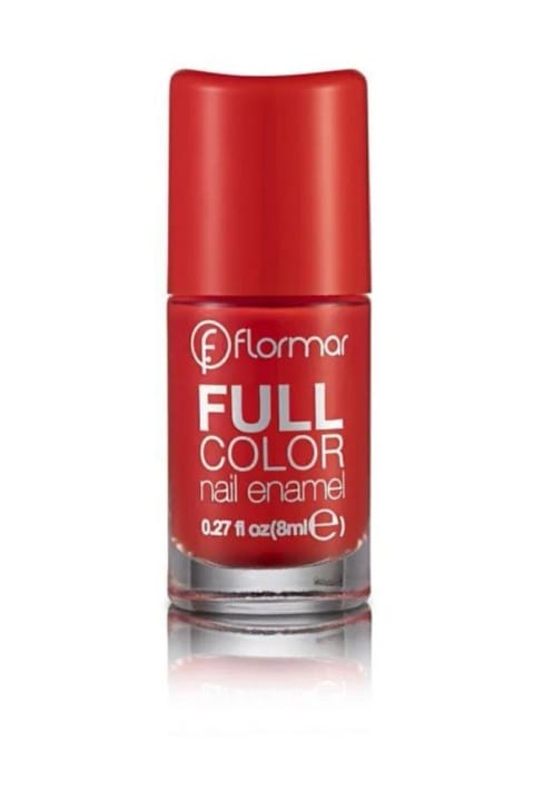 Flormar لاک ناخن براق با پیگمنت بالا - Full Color Nail Enamel - Fc50 Miami Sunset