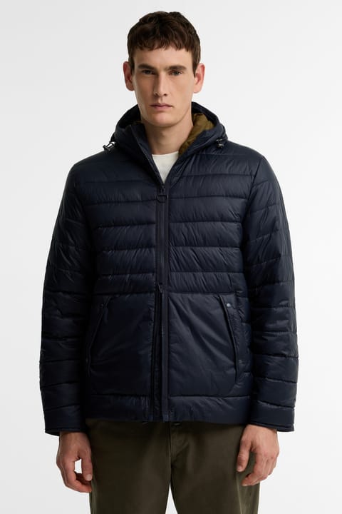 کاپشن کاپیتونه Barbour Re-Engineered Hadden NY91 سرمه‌ای تیره