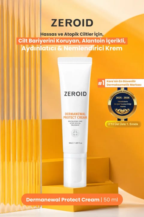 zeroid کرم روشن‌کننده محافظ سدیم پوست برای پوست‌های حساس و آتوپیک
