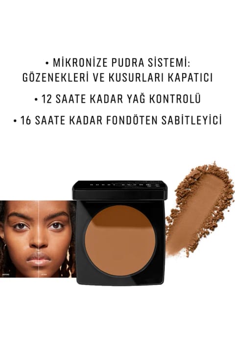 BOBBI BROWN پودر فشرده Sheer Finish - گلدن براون