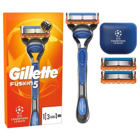 Gillette UEFA Champions League Special Edition Fusion5 ماشین اصلاح مردانه (3 تیغه)