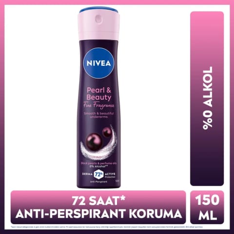 Nivea دئودورانت اسپری زنانه Pearl & Beauty Fine Fragrance 150 میلی‌لیتر