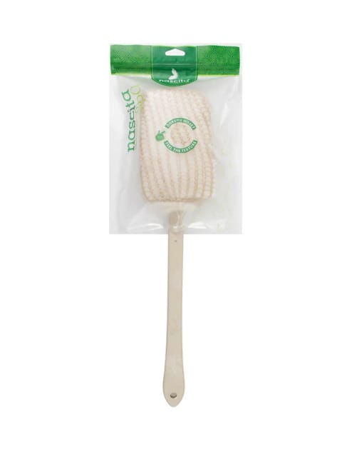 کیسه لیف سیزال پشتی با دسته پلاستیکی Nascita سایز 11x49 سانتیمتر NASBATHS0017