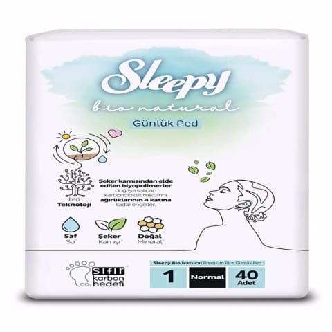 Sleepy Bio روزانه (سایز 1) نرمال 40 عددی
