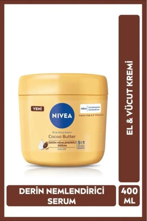 NIVEA کرم دست و بدن کاکائو باتر 400 میلیلیتر