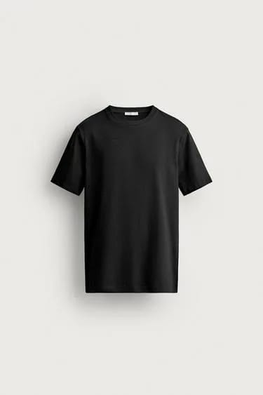ZARA تیشرت اسلیم فیت ساده /01