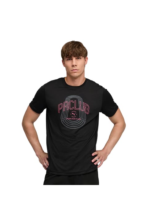 تیشرت دویدن مردانه Puma Run Club Graphic مشکی 52844701