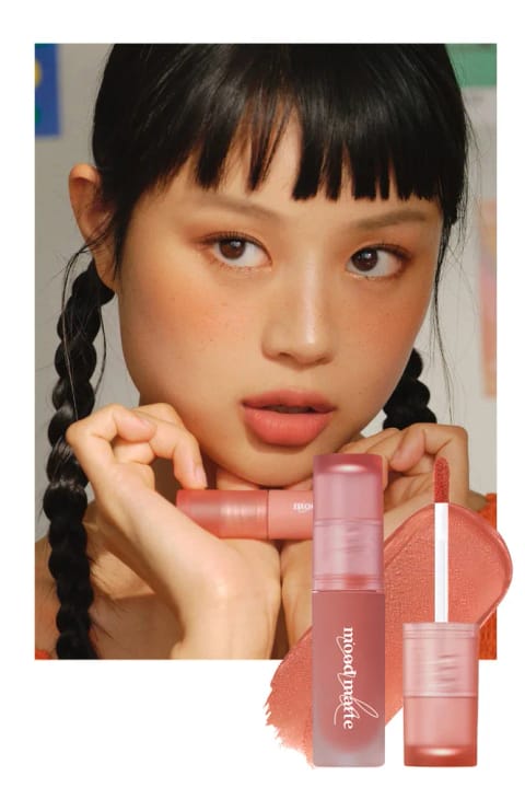 تینتPERIPERA با بافت مات، ظاهری حجیم و صاف — 08 Smoky Coral