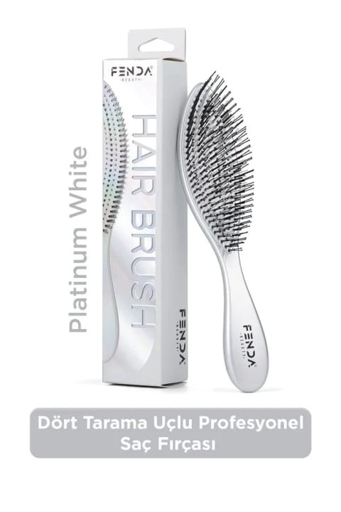 براش موی سر باریک Fenda Professional 4 Pinli سفید FNDFPRO00005WH