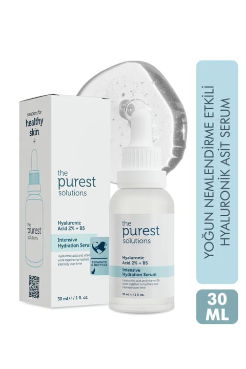 The Purest Solutions سرم پوست صورت هیالورونیک اسید ترمیمکننده با خاصیت آبرسانی و پرشدگی شدید