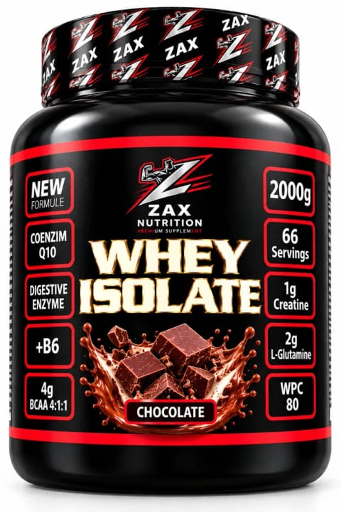 پروتئین وی ۲۰۰۰ گرمی شکلاتی حلال zax nutrition (با Vitamin B6)