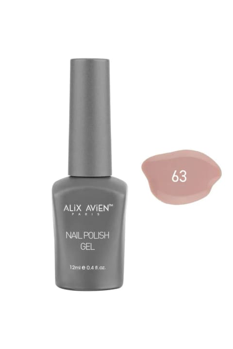 Alix Avien لاک ژل دائمی بژ نود 63 - 12 میلی‌لیتر