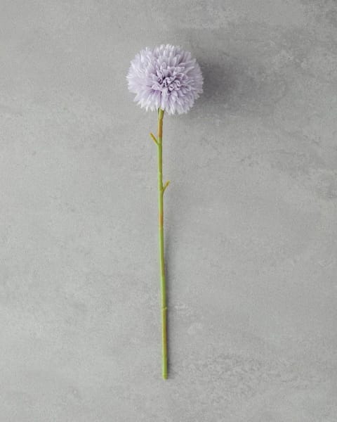 گل مصنوعی تک شاخه Dandelion ۲۸,۵ سانتی‌متر یاسی