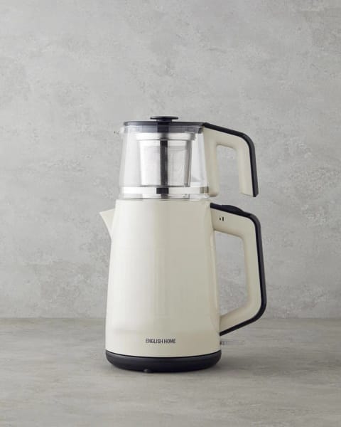 چای‌ساز و کتری English Home CMK 6030، ۲ لیتر، بژ