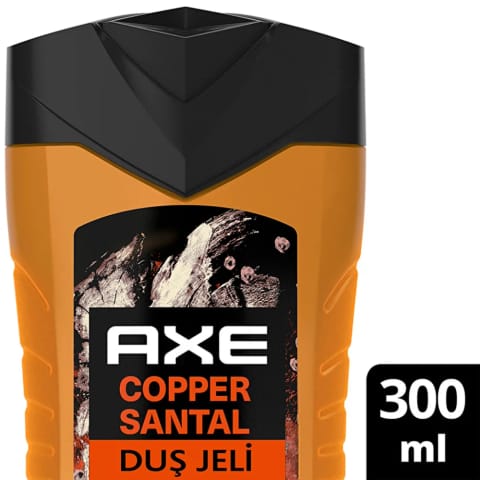 Axe Premium Collection شاور ژل Copper Santal 3 in 1 بدن مو صورت 300 میلی‌لیتر