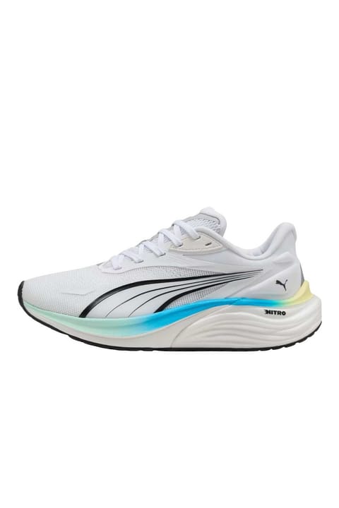 کفش دویدن جاده‌ای زنانە Puma Electrify Nitro 4 Wns سفید