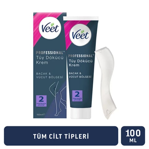 Veet کرم موبر حرفهای مناسب همه پوستها ۱۰۰ میلیلیتر