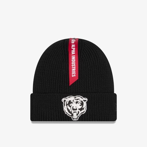 کلاه بافت Alpha Industries x New Era Chicago Bears Short Cuff یونیسکس مشکی