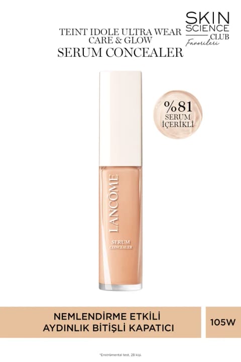 Lancome Teint Idole Ultra Wear Care & Glow سرم کانسیلر درخشان‌کننده 105...