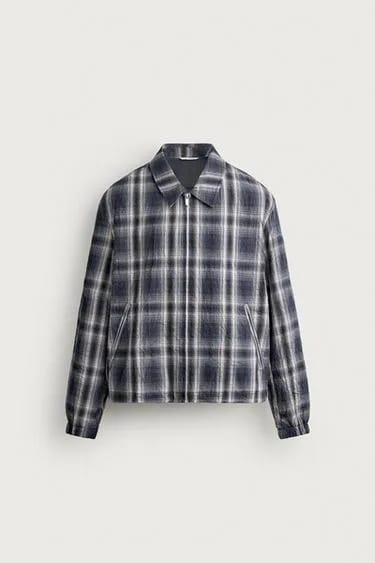 RELAXED FIT CHECK JACKET