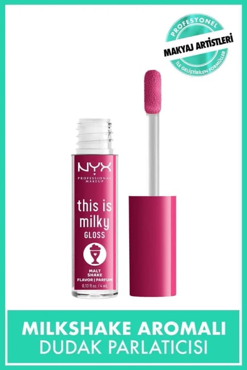 NYX Professional Makeup This Is Milky Gloss براق لب - Malt Shake