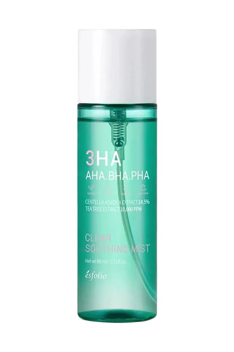 Esfolio اسپری میست تسکیندهنده شفاف 3ha حاوی 14% Centella