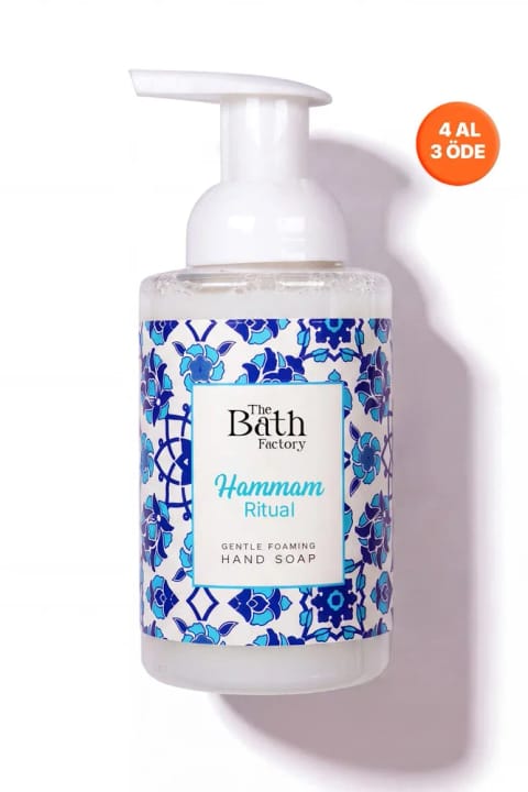 THE BATH FACTORY فوم صابون مرطوبکننده و پاککننده آیین حمام 300 میلیلیتر