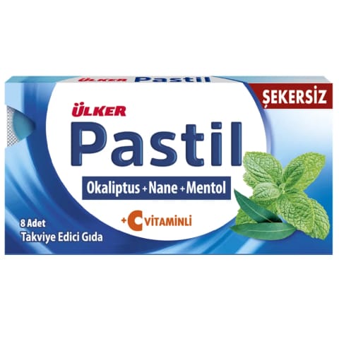 Ülker پاستیل اکالیپتوس منتول نعناع ۸ عددی