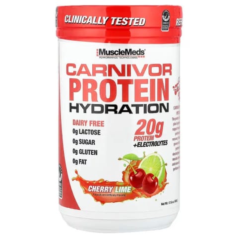 MuscleMeds Carnivor Protein Hydration Cherry Lime 500 g