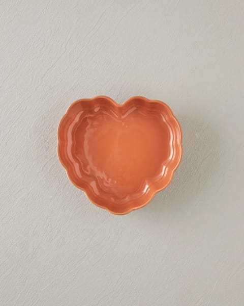 ظرف فر قلبی Cottage Stoneware ۲۰,۵×۱۹ سانتی‌متر صورتی تیره