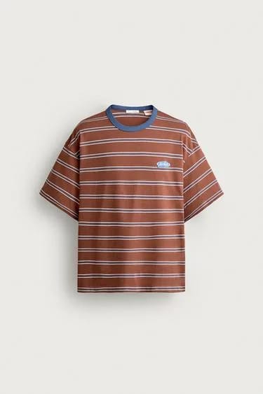 پیراهن ژاکارد راه‌راه PUKAS SURF X ZARA