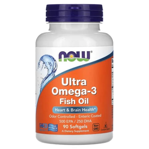 روغن ماهی Ultra Omega 3 NOW Foods 90 سافت‌جل