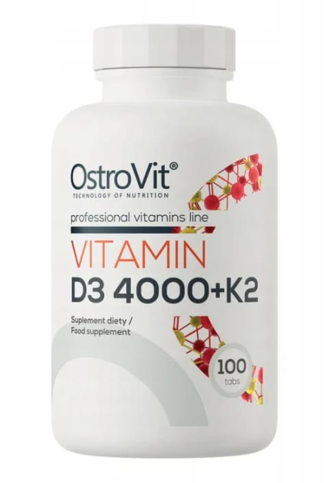 OstroVit Vitamin D3 4000 IU + K2 ۱۰۰ قرص