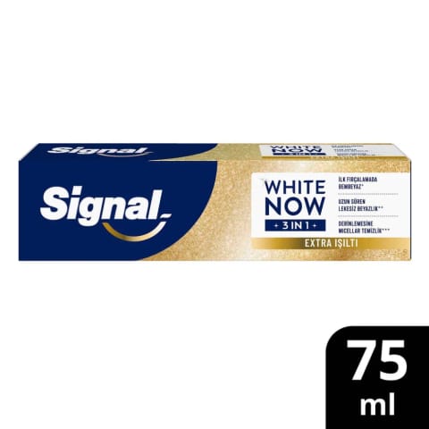 خمیردندان سیگنال وایت ناو 3 در 1 اکسترا ایلتی Hello Glow 75 میل