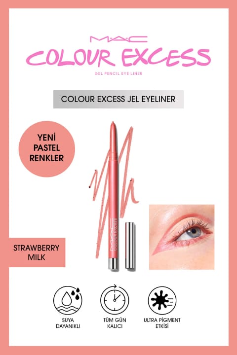M.A.C خط چشم ژلهای Colour Excess / STRAWBERRY MILK