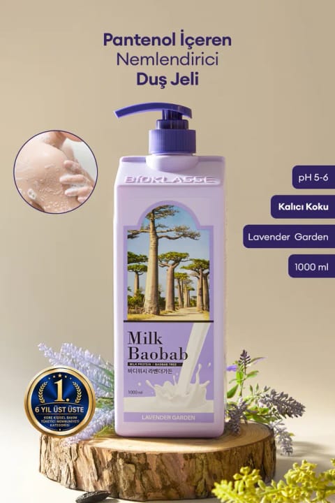 شیر بائوباب حاوی پانتنول شوینده بدن مرطوبکننده Original Body Wash (اسطوخودوس)