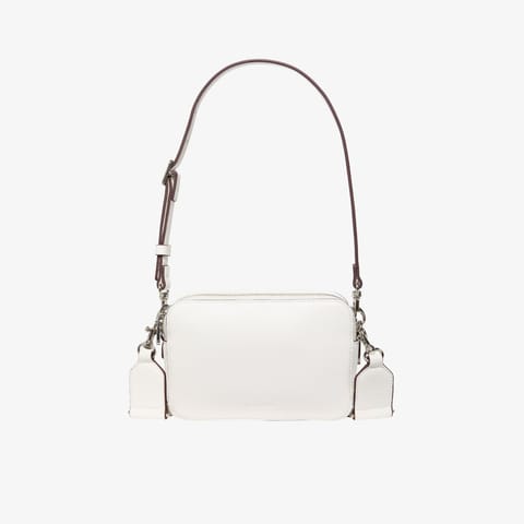 کیف کراسبادی زنانه سفید Calvin Klein Webbing Double Strap Camera