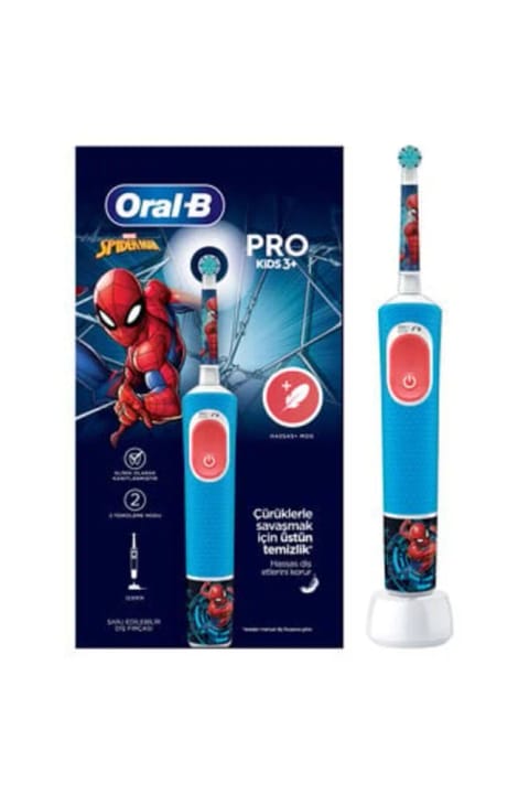 مسواک شارژی Oral-B Vitality Pro کودک اسپایدرمن (1 عددی)