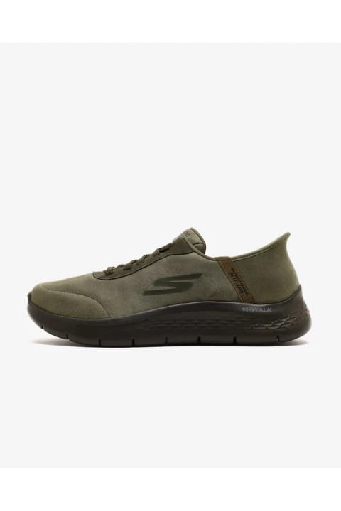 کفش پیادهروی مردانه SKECHERS GO WALK FLEX SMOOTH MOTION خاکی 216326TK OLV