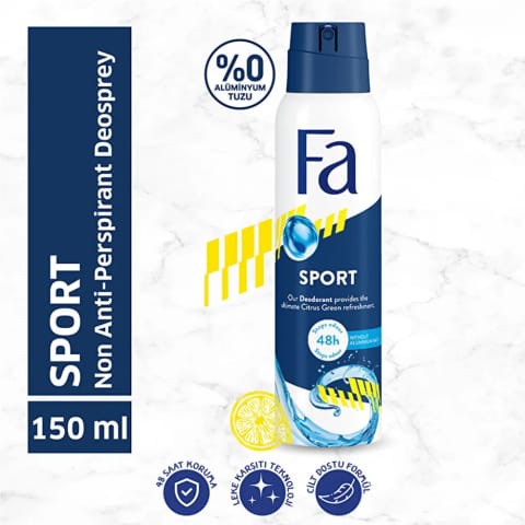 Fa Sport مردانه دئودورانت اسپری 150 میلی‌لیتر