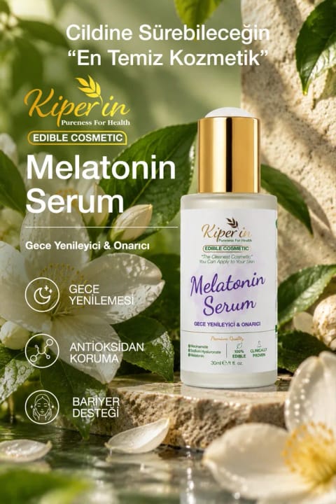 Kiperin Melatonin Serum | ترمیم‌کننده و بازسازی‌کننده شب | Melatonin، Niacinamide، ...