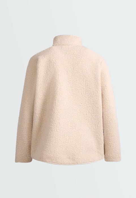 کاپشن یقه‌بلند ضخیم faux-shearling