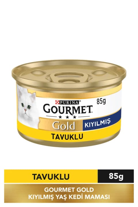 Gourmet Gold کنسرو گربه با مرغ خرد شده 85 گرم