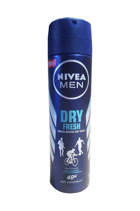 NIVEA Men Dry Fresh دئودورانت اسپری مردانه ۱۵۰ میلیلیتر
