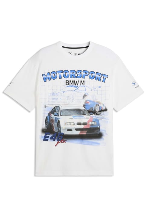 تیشرت مردانه Puma 634888 BMW MMS Sportswear Grphc Tee سفید
