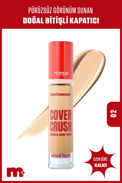 کانسیلر مایع Maru.Derm Flawless Touch شماره 02 - پایه طبیعی