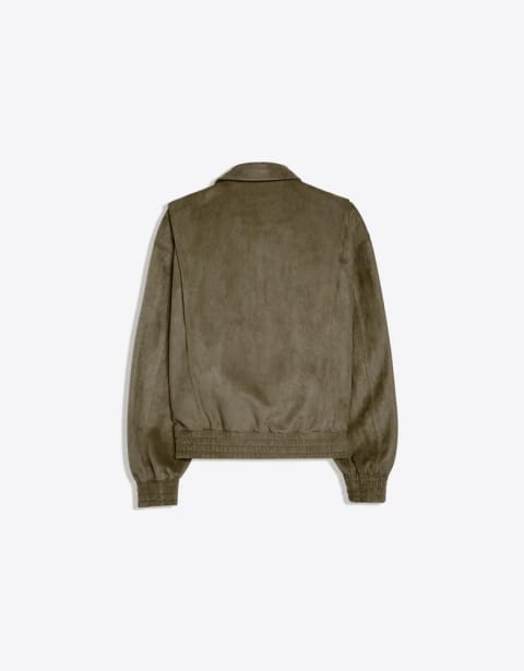 Faux suede jacket
